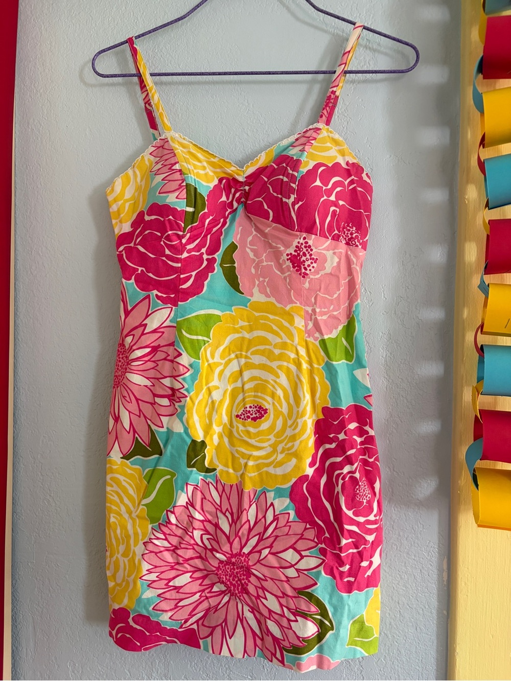 VTG Lilly Pulitzer spaghetti strap dress size 0